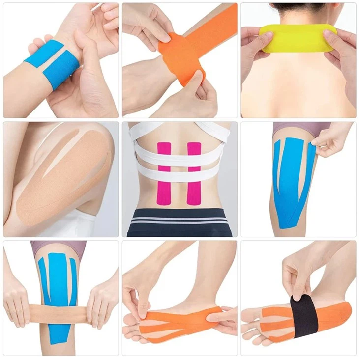 ACL kinesiology tape applications